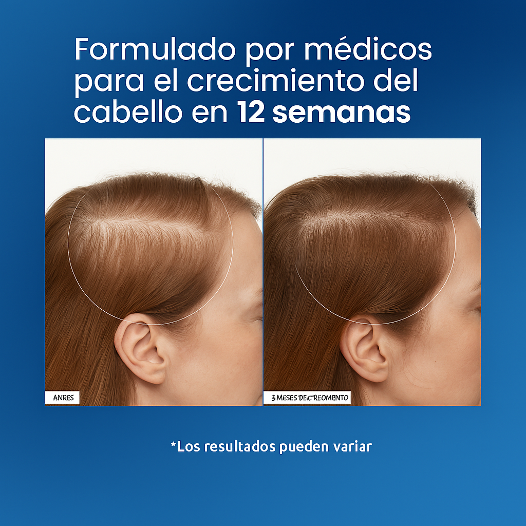 Rollo de suero para el crecimiento del cabello