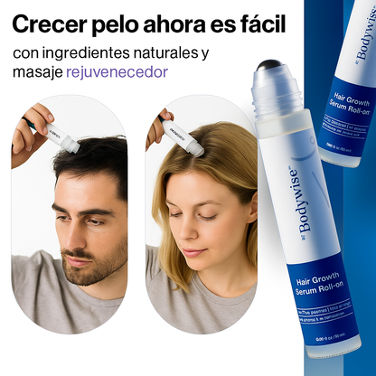 Rollo de suero para el crecimiento del cabello